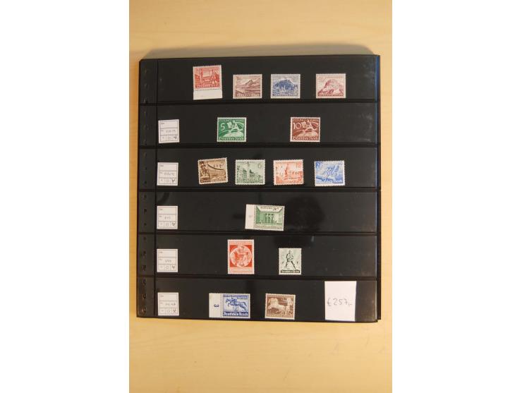  1872/1945, ungebrauchte und postfrische Sammlung, beginnend mit einem guten Teil Brustschilde, dabei Mi.-Nr. 3-5, 14, 21a, 2