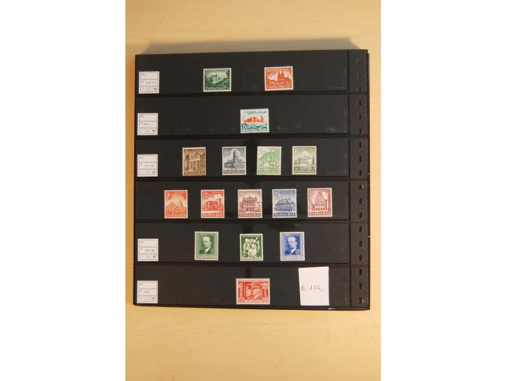  1872/1945, ungebrauchte und postfrische Sammlung, beginnend mit einem guten Teil Brustschilde, dabei Mi.-Nr. 3-5, 14, 21a, 2