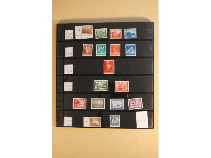 1872/1945, ungebrauchte und postfrische Sammlung, beginnend mit einem guten Teil Brustschilde, dabei Mi.-Nr. 3-5, 14, 21a, 2