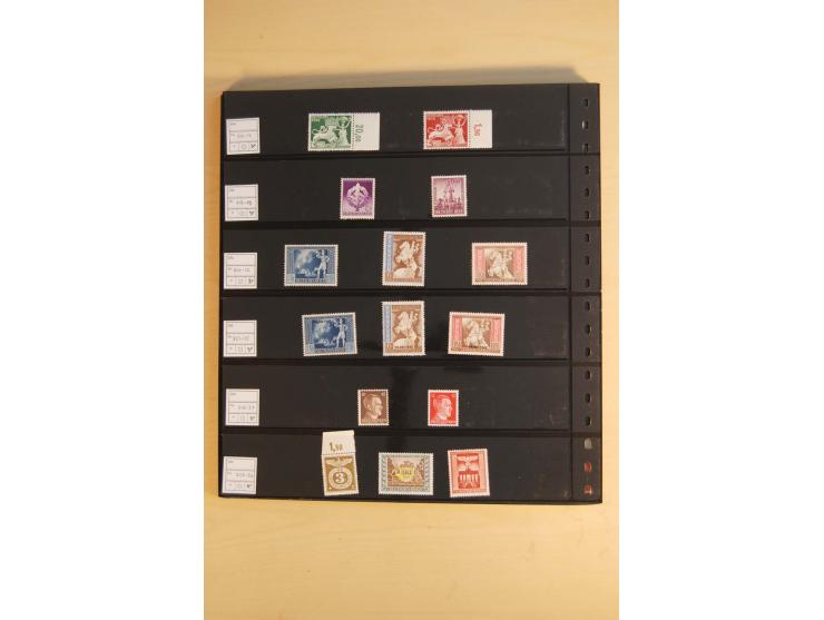  1872/1945, ungebrauchte und postfrische Sammlung, beginnend mit einem guten Teil Brustschilde, dabei Mi.-Nr. 3-5, 14, 21a, 2