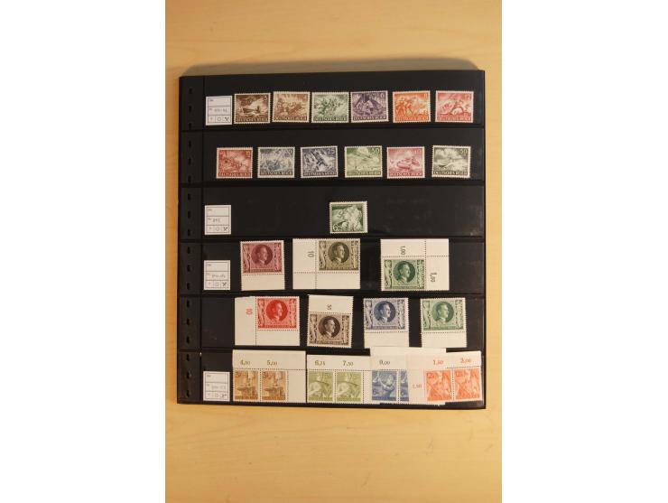  1872/1945, ungebrauchte und postfrische Sammlung, beginnend mit einem guten Teil Brustschilde, dabei Mi.-Nr. 3-5, 14, 21a, 2