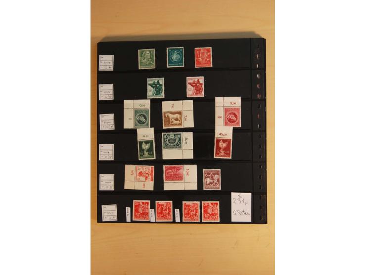  1872/1945, ungebrauchte und postfrische Sammlung, beginnend mit einem guten Teil Brustschilde, dabei Mi.-Nr. 3-5, 14, 21a, 2