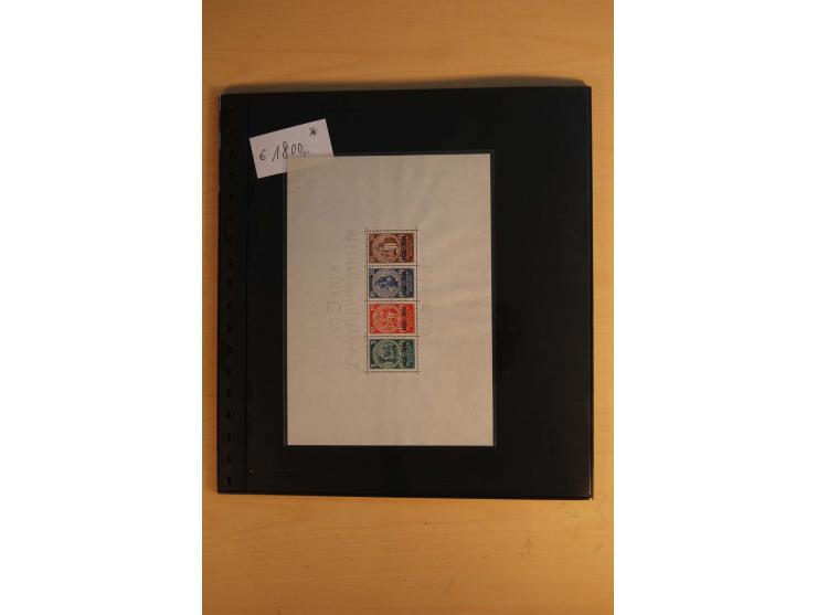  1872/1945, ungebrauchte und postfrische Sammlung, beginnend mit einem guten Teil Brustschilde, dabei Mi.-Nr. 3-5, 14, 21a, 2