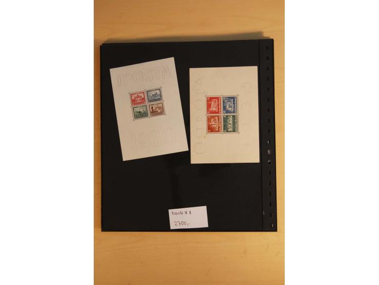  1872/1945, ungebrauchte und postfrische Sammlung, beginnend mit einem guten Teil Brustschilde, dabei Mi.-Nr. 3-5, 14, 21a, 2