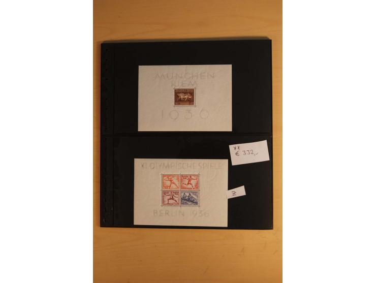  1872/1945, ungebrauchte und postfrische Sammlung, beginnend mit einem guten Teil Brustschilde, dabei Mi.-Nr. 3-5, 14, 21a, 2