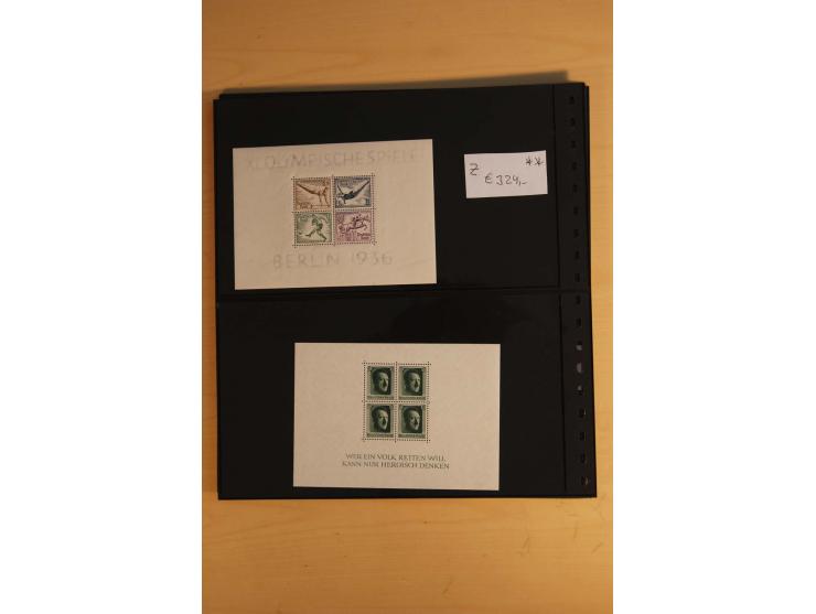  1872/1945, ungebrauchte und postfrische Sammlung, beginnend mit einem guten Teil Brustschilde, dabei Mi.-Nr. 3-5, 14, 21a, 2