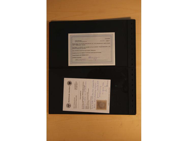  1872/1945, ungebrauchte und postfrische Sammlung, beginnend mit einem guten Teil Brustschilde, dabei Mi.-Nr. 3-5, 14, 21a, 2