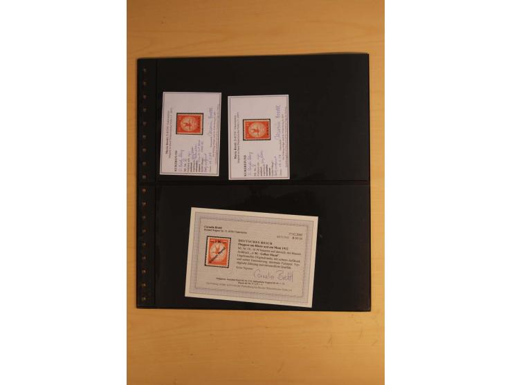  1872/1945, ungebrauchte und postfrische Sammlung, beginnend mit einem guten Teil Brustschilde, dabei Mi.-Nr. 3-5, 14, 21a, 2