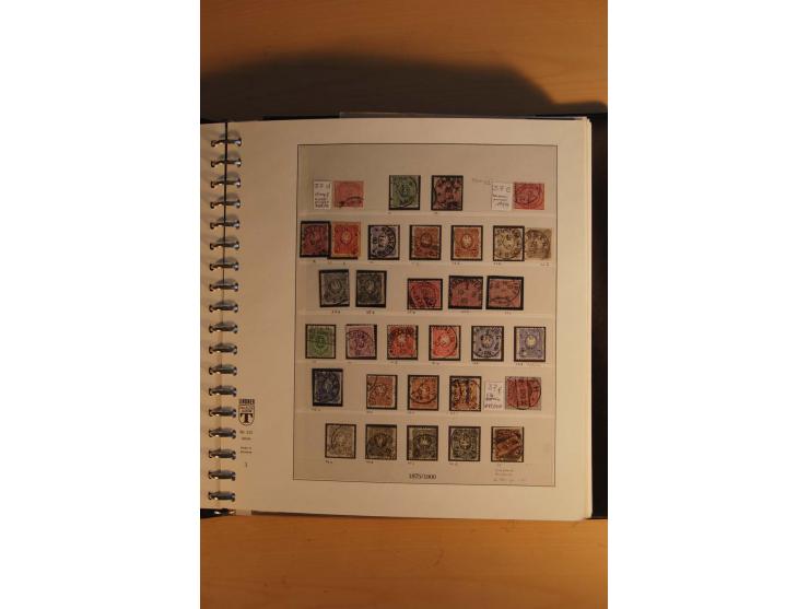 1872/1945, gestempelte sowie ungebrauchte/postfrische Sammlung mit einer Vielzahl an besseren Werten, beginnend mit gutem Bru