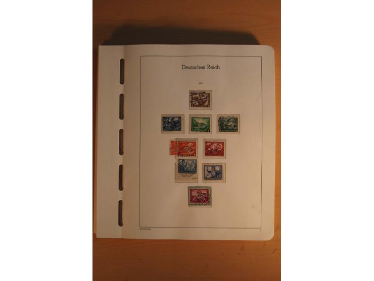  1872/1945, vorwiegend gestempelte Sammlung, beginnend mit einem schönen Brustschildteil mit Mi.-Nr. 1-11, 12-13, 27 (2) auße