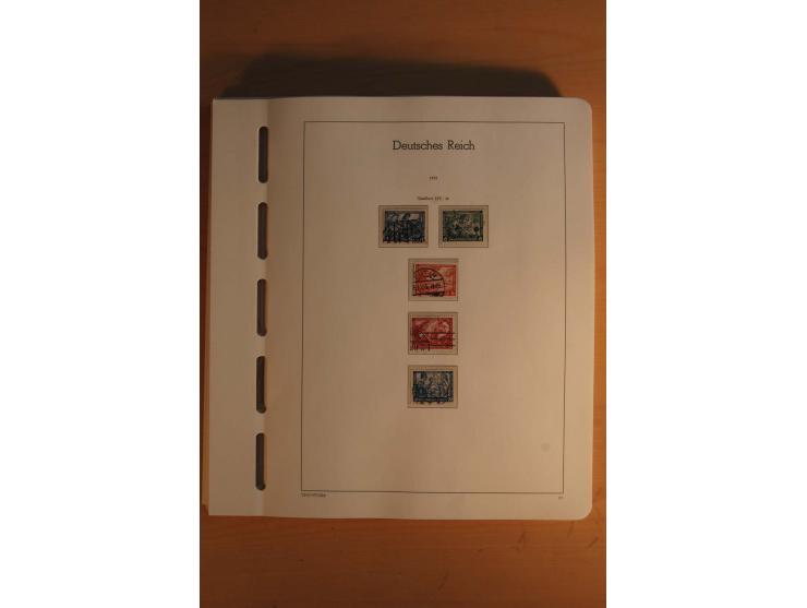  1872/1945, vorwiegend gestempelte Sammlung, beginnend mit einem schönen Brustschildteil mit Mi.-Nr. 1-11, 12-13, 27 (2) auße