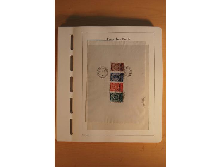  1872/1945, vorwiegend gestempelte Sammlung, beginnend mit einem schönen Brustschildteil mit Mi.-Nr. 1-11, 12-13, 27 (2) auße