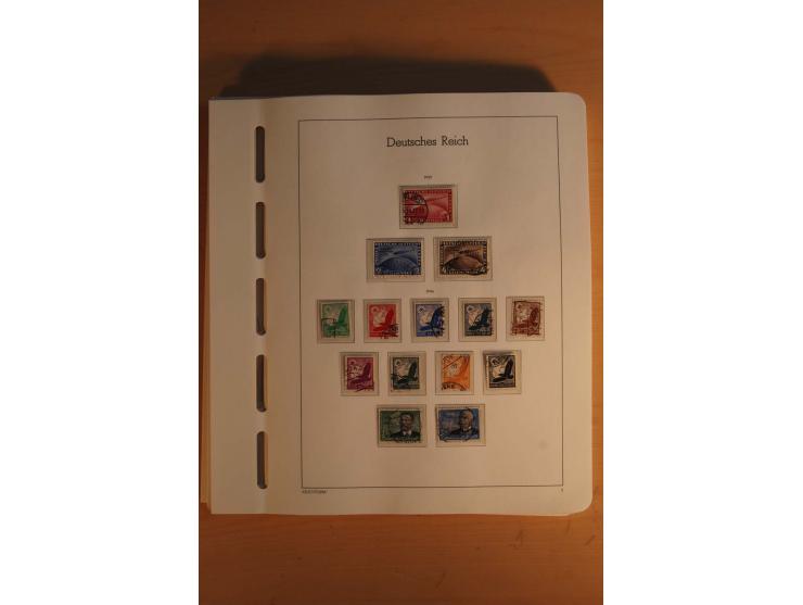  1872/1945, vorwiegend gestempelte Sammlung, beginnend mit einem schönen Brustschildteil mit Mi.-Nr. 1-11, 12-13, 27 (2) auße