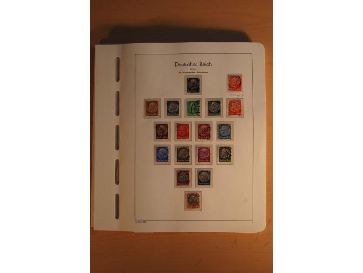  1872/1945, vorwiegend gestempelte Sammlung, beginnend mit einem schönen Brustschildteil mit Mi.-Nr. 1-11, 12-13, 27 (2) auße