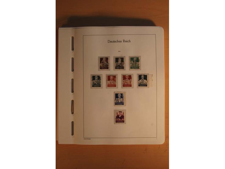  1872/1945, vorwiegend gestempelte Sammlung, beginnend mit einem schönen Brustschildteil mit Mi.-Nr. 1-11, 12-13, 27 (2) auße
