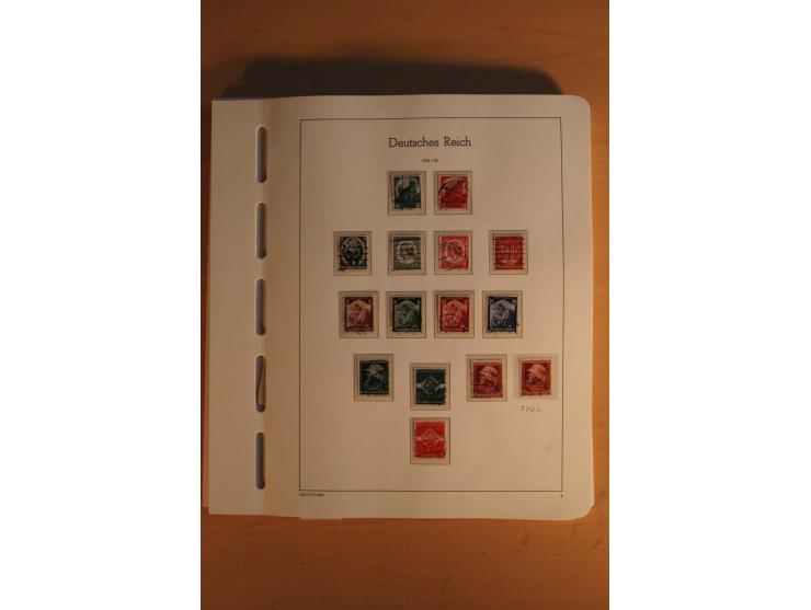  1872/1945, vorwiegend gestempelte Sammlung, beginnend mit einem schönen Brustschildteil mit Mi.-Nr. 1-11, 12-13, 27 (2) auße