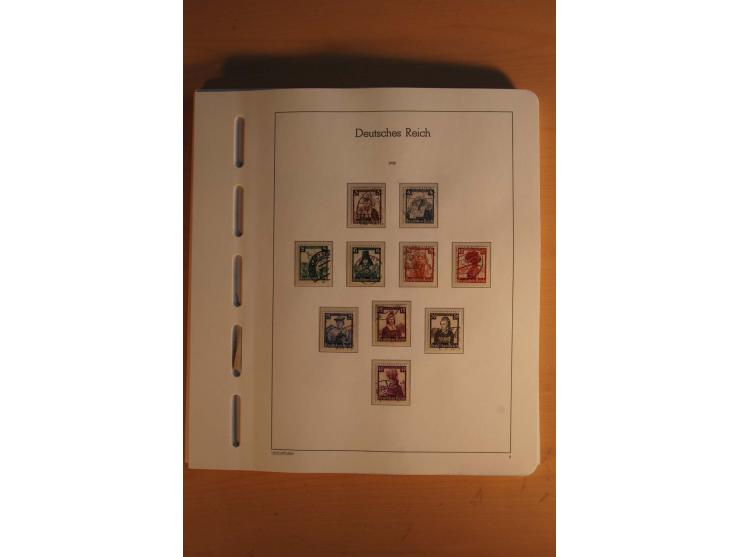  1872/1945, vorwiegend gestempelte Sammlung, beginnend mit einem schönen Brustschildteil mit Mi.-Nr. 1-11, 12-13, 27 (2) auße