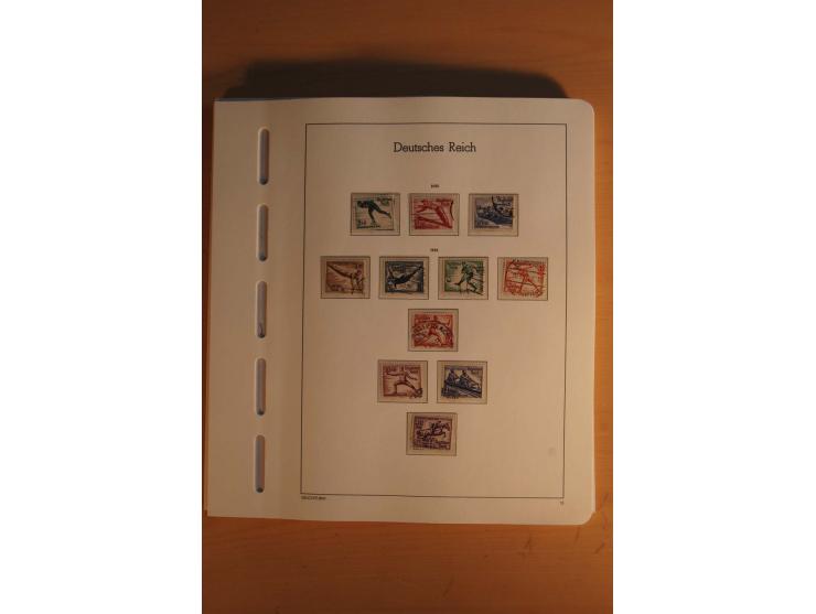  1872/1945, vorwiegend gestempelte Sammlung, beginnend mit einem schönen Brustschildteil mit Mi.-Nr. 1-11, 12-13, 27 (2) auße