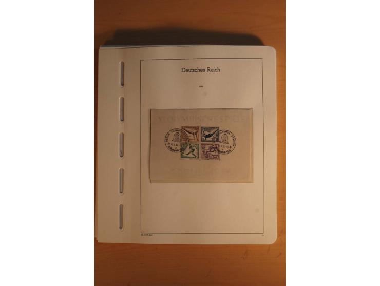  1872/1945, vorwiegend gestempelte Sammlung, beginnend mit einem schönen Brustschildteil mit Mi.-Nr. 1-11, 12-13, 27 (2) auße