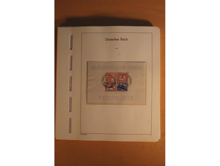  1872/1945, vorwiegend gestempelte Sammlung, beginnend mit einem schönen Brustschildteil mit Mi.-Nr. 1-11, 12-13, 27 (2) auße