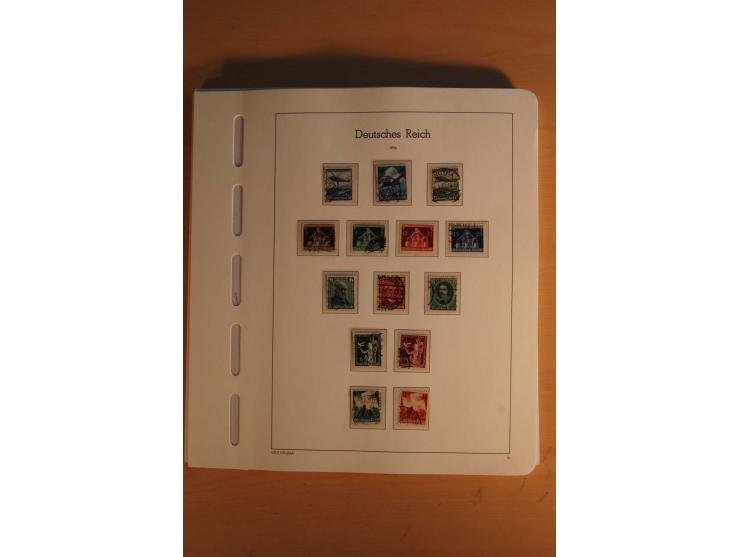  1872/1945, vorwiegend gestempelte Sammlung, beginnend mit einem schönen Brustschildteil mit Mi.-Nr. 1-11, 12-13, 27 (2) auße