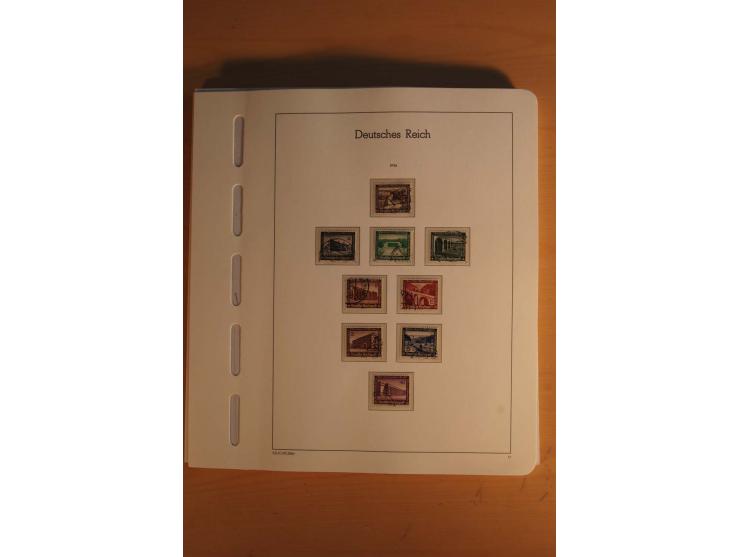  1872/1945, vorwiegend gestempelte Sammlung, beginnend mit einem schönen Brustschildteil mit Mi.-Nr. 1-11, 12-13, 27 (2) auße