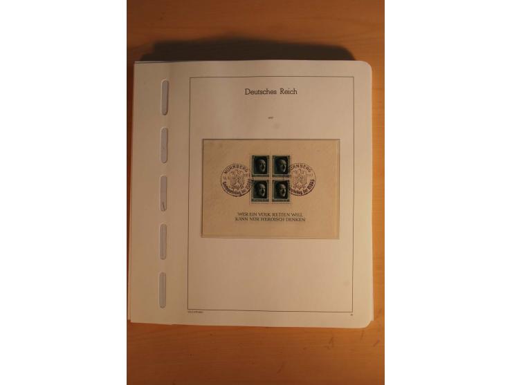  1872/1945, vorwiegend gestempelte Sammlung, beginnend mit einem schönen Brustschildteil mit Mi.-Nr. 1-11, 12-13, 27 (2) auße