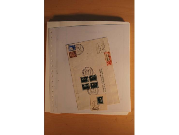  1872/1945, vorwiegend gestempelte Sammlung, beginnend mit einem schönen Brustschildteil mit Mi.-Nr. 1-11, 12-13, 27 (2) auße