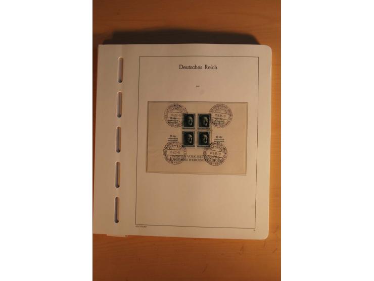  1872/1945, vorwiegend gestempelte Sammlung, beginnend mit einem schönen Brustschildteil mit Mi.-Nr. 1-11, 12-13, 27 (2) auße