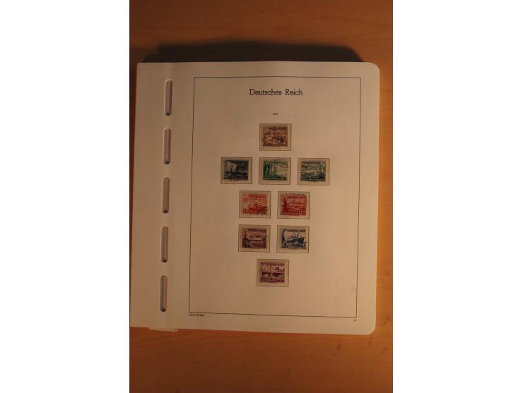  1872/1945, vorwiegend gestempelte Sammlung, beginnend mit einem schönen Brustschildteil mit Mi.-Nr. 1-11, 12-13, 27 (2) auße