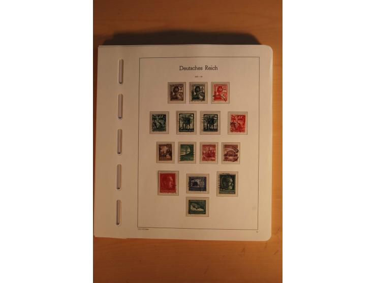  1872/1945, vorwiegend gestempelte Sammlung, beginnend mit einem schönen Brustschildteil mit Mi.-Nr. 1-11, 12-13, 27 (2) auße