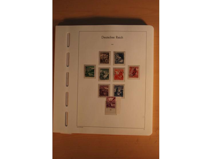  1872/1945, vorwiegend gestempelte Sammlung, beginnend mit einem schönen Brustschildteil mit Mi.-Nr. 1-11, 12-13, 27 (2) auße