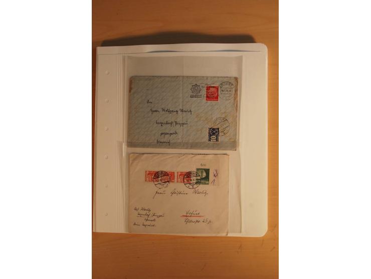  1872/1945, vorwiegend gestempelte Sammlung, beginnend mit einem schönen Brustschildteil mit Mi.-Nr. 1-11, 12-13, 27 (2) auße