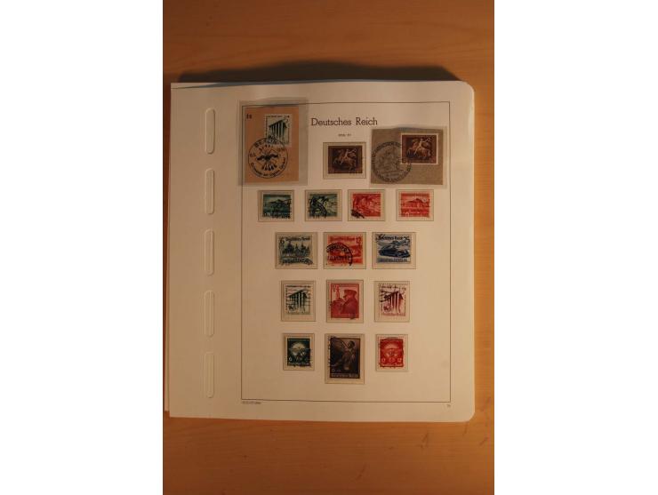  1872/1945, vorwiegend gestempelte Sammlung, beginnend mit einem schönen Brustschildteil mit Mi.-Nr. 1-11, 12-13, 27 (2) auße