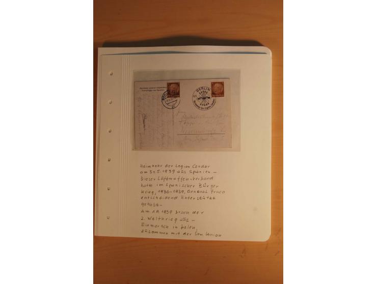  1872/1945, vorwiegend gestempelte Sammlung, beginnend mit einem schönen Brustschildteil mit Mi.-Nr. 1-11, 12-13, 27 (2) auße