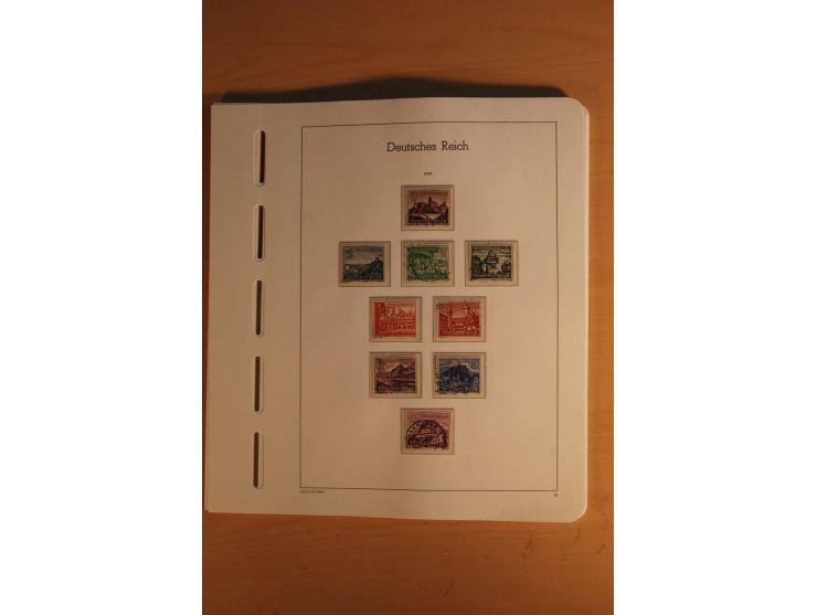  1872/1945, vorwiegend gestempelte Sammlung, beginnend mit einem schönen Brustschildteil mit Mi.-Nr. 1-11, 12-13, 27 (2) auße