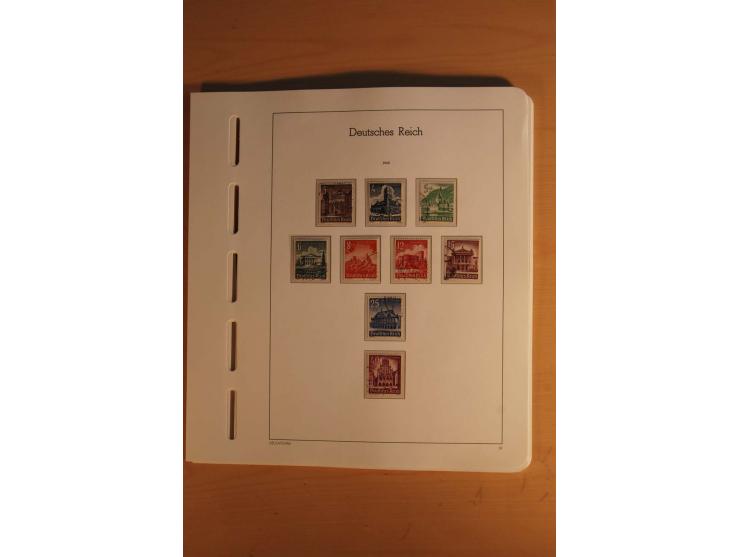  1872/1945, vorwiegend gestempelte Sammlung, beginnend mit einem schönen Brustschildteil mit Mi.-Nr. 1-11, 12-13, 27 (2) auße
