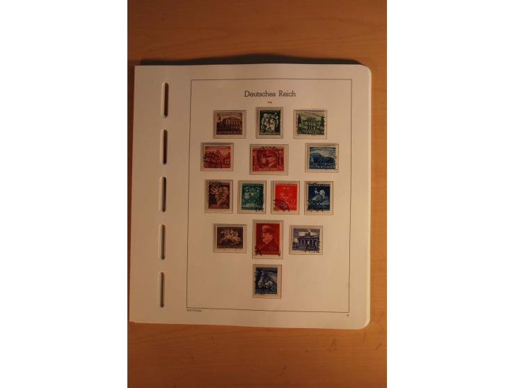  1872/1945, vorwiegend gestempelte Sammlung, beginnend mit einem schönen Brustschildteil mit Mi.-Nr. 1-11, 12-13, 27 (2) auße
