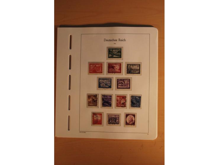  1872/1945, vorwiegend gestempelte Sammlung, beginnend mit einem schönen Brustschildteil mit Mi.-Nr. 1-11, 12-13, 27 (2) auße