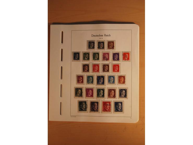  1872/1945, vorwiegend gestempelte Sammlung, beginnend mit einem schönen Brustschildteil mit Mi.-Nr. 1-11, 12-13, 27 (2) auße