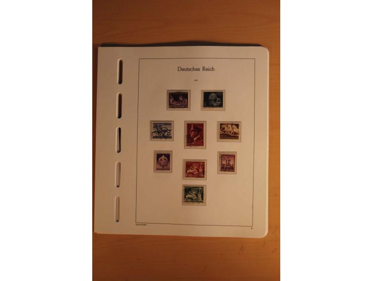  1872/1945, vorwiegend gestempelte Sammlung, beginnend mit einem schönen Brustschildteil mit Mi.-Nr. 1-11, 12-13, 27 (2) auße