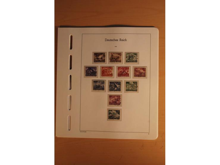  1872/1945, vorwiegend gestempelte Sammlung, beginnend mit einem schönen Brustschildteil mit Mi.-Nr. 1-11, 12-13, 27 (2) auße