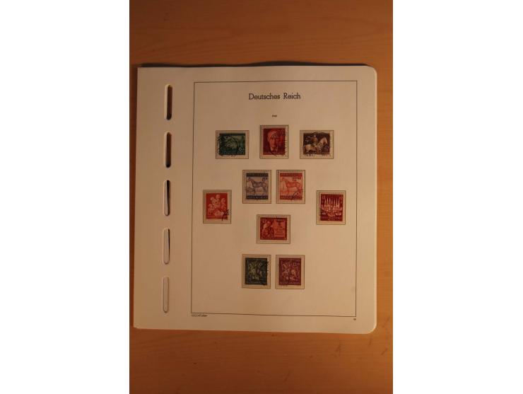  1872/1945, vorwiegend gestempelte Sammlung, beginnend mit einem schönen Brustschildteil mit Mi.-Nr. 1-11, 12-13, 27 (2) auße