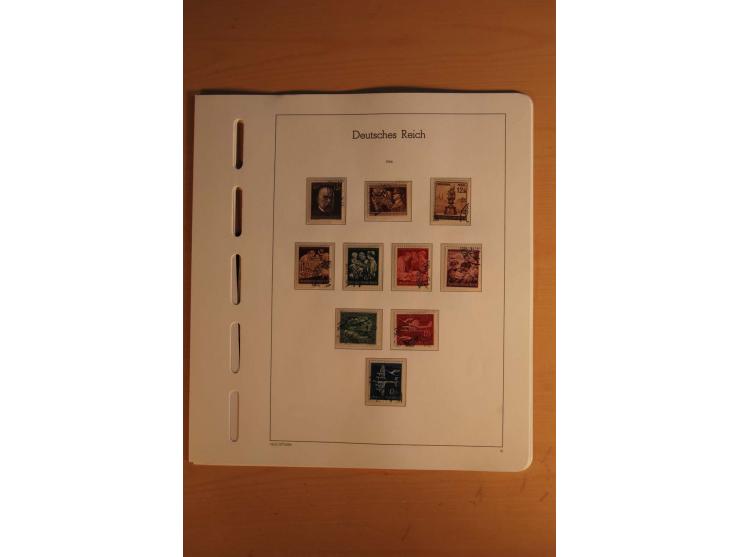 1872/1945, vorwiegend gestempelte Sammlung, beginnend mit einem schönen Brustschildteil mit Mi.-Nr. 1-11, 12-13, 27 (2) auße
