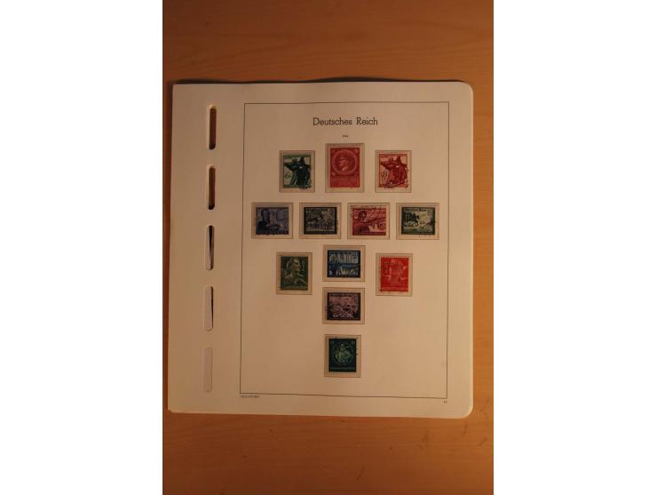  1872/1945, vorwiegend gestempelte Sammlung, beginnend mit einem schönen Brustschildteil mit Mi.-Nr. 1-11, 12-13, 27 (2) auße