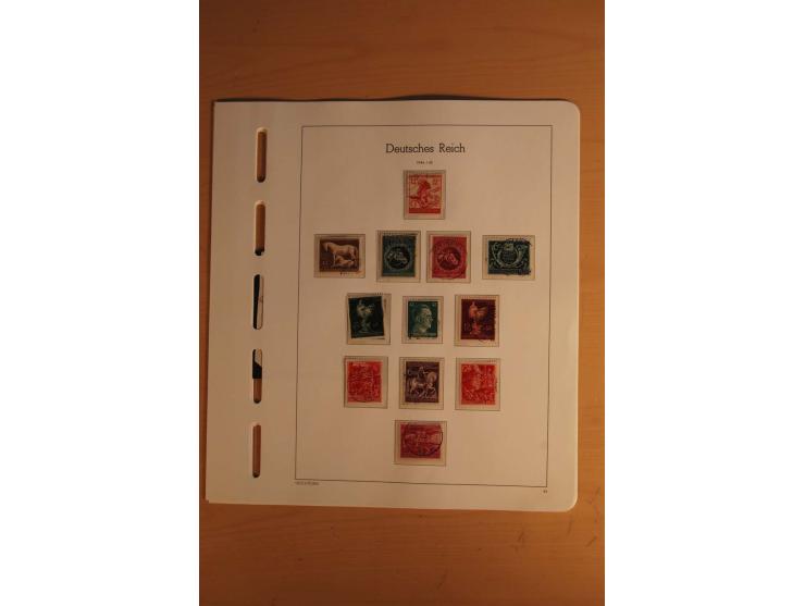  1872/1945, vorwiegend gestempelte Sammlung, beginnend mit einem schönen Brustschildteil mit Mi.-Nr. 1-11, 12-13, 27 (2) auße