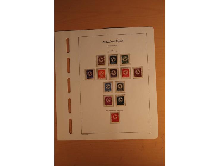  1872/1945, vorwiegend gestempelte Sammlung, beginnend mit einem schönen Brustschildteil mit Mi.-Nr. 1-11, 12-13, 27 (2) auße