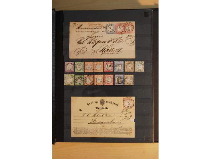 1872/1940, anfangs gestempelte später zunehmend ungebrauchte/postfrische Sammlung mit einer Vielzahl an besseren Werten dabei