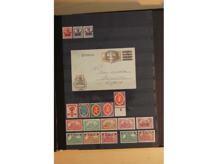 1872/1940, anfangs gestempelte später zunehmend ungebrauchte/postfrische Sammlung mit einer Vielzahl an besseren Werten dabei