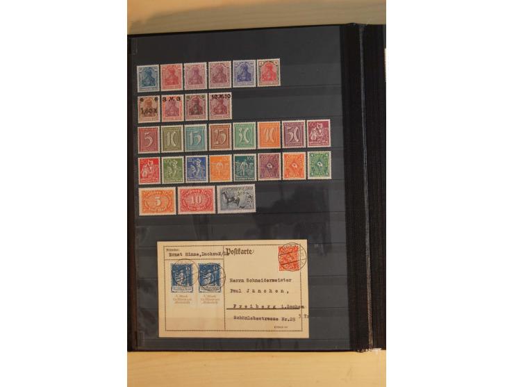 1872/1940, anfangs gestempelte später zunehmend ungebrauchte/postfrische Sammlung mit einer Vielzahl an besseren Werten dabei